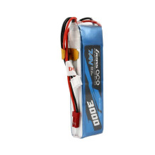 Baterija - Gens Ace 3000mAh 7.4V 2S1P LiPo baterija JST-SYP jungtis Baterija - Gens Ace 3000mAh 7.4V 2S1P LiPo baterija JST-SYP jungtis