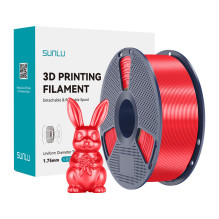 3D Printing Filament - Sunlu PLA+ Silk 1.75mm Dimensional Accuracy ±0.02 mm Red 3D Printing Filament - Sunlu PLA+ Silk 1.75mm Dimensional Accuracy ±0.02 mm Red