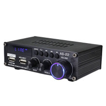 Audio Amplifier - Blitzwolf AS-22 45W Bluetooth 5.0 USB RCA AUX Remote Black