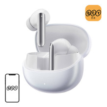 Wireless headphones - QCY MeloBuds Pro HT08 ANC, Bluetooth 5.3, 34h playback, white