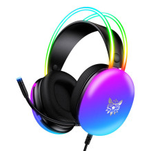 Ausinės - ONIKUMA X25 50mm garsiakalbiai, triukšmo slopinimo mikrofonas, USB / 3.5mm juoda