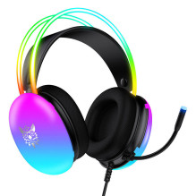 Ausinės - ONIKUMA X25 50mm garsiakalbiai, triukšmo slopinimo mikrofonas, USB / 3.5mm juoda