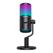 Microphone - Maono DM30RGB USB-C Cardioid RGB Lighting Black Microphone - Maono DM30RGB USB-C Cardioid RGB Lighting Black