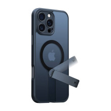 Case - Torras Pstand Spin Case iPhone 16 Pro Max 360° Stand Black Case - Torras Pstand Spin Case iPhone 16 Pro Max 360° Stand Black