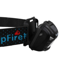 Žibintas - Superfire HL06 500lm Reguliuojamas Kampas Atsparus Vandeniui USB Juodas