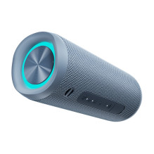 Speaker - QCY SP7 40W Bluetooth 5.4 IPX7 Waterproof RGB Blue Speaker - QCY SP7 40W Bluetooth 5.4 IPX7 Waterproof RGB Blue