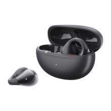 Bevielės ausinės - QCY Crossky Clip C30 Bluetooth 5.4, 30h grojimo laikas, juoda