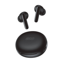 Ausinės - QCY T13 ANC2 10mm garsiakalbiai 30h grojimo laikas Juoda