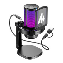 Mikrofonas - Maono DGM20 Kardioidinis Žaidimų USB Mikrofonas su Jutikliniu Valdymu Juodas Mikrofonas - Maono DGM20 Kardioidinis Žaidimų USB Mikrofonas su Jutikliniu Valdymu Juodas