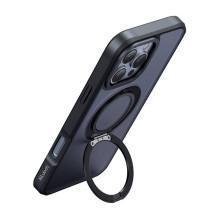 Case - McDodo PC-4933 MagSafe case for iPhone 16 Pro Max with stand black