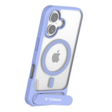 Telefono dėklas - Torras Pstand Series Case (iPhone 16, magnetinis laikiklis, karinės klasės apsauga, mėlyna) Telefono dėklas - Torras Pstand Series Case (iPhone 16, magnetinis laikiklis, karinės klasės apsauga, mėlyna)