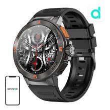 Išmanusis laikrodis - BlitzWolf BW-AT5 1.43" AMOLED, širdies ritmas, Bluetooth juodas Išmanusis laikrodis - BlitzWolf BW-AT5 1.43" AMOLED, širdies ritmas, Bluetooth juodas
