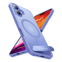 Telefono dėklas - Torras Pstand Series Case (iPhone 16, magnetinis laikiklis, karinės klasės apsauga, mėlyna) Telefono dėklas - Torras Pstand Series Case (iPhone 16, magnetinis laikiklis, karinės klasės apsauga, mėlyna)