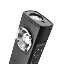 Multifunctional Flashlight - SuperFire G20, 470lm, USB Rechargeable, IP44 Waterproof, Black