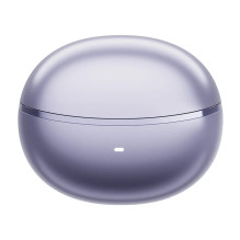 Belaidės ausinės - QCY N70 HT18 LITE Hi-Res Audio, 50h baterija, IPX5 violetinė