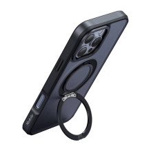 Telefono dėklas - McDodo PC-4932 MagSafe dėklas iPhone 16 Pro, 360° stovai, juodas Telefono dėklas - McDodo PC-4932 MagSafe dėklas iPhone 16 Pro, 360° stovai, juodas