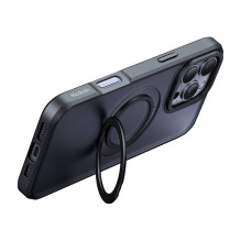Telefono dėklas - McDodo PC-4932 MagSafe dėklas iPhone 16 Pro, 360° stovai, juodas Telefono dėklas - McDodo PC-4932 MagSafe dėklas iPhone 16 Pro, 360° stovai, juodas