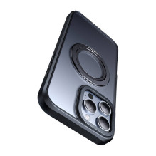 Telefono dėklas - McDodo PC-4932 MagSafe dėklas iPhone 16 Pro, 360° stovai, juodas Telefono dėklas - McDodo PC-4932 MagSafe dėklas iPhone 16 Pro, 360° stovai, juodas