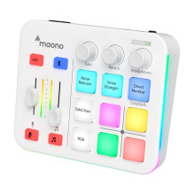 Sound card - Maono G1 Neo XLR input, integrated preamplifier, 48V phantom power, white Sound card - Maono G1 Neo XLR input, integrated preamplifier, 48V phantom power, white