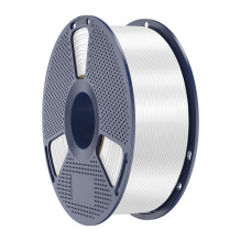 3D Printing Filament - Sunlu PLA+ Silk 1.75 mm Filament, Glossy Surface, White 3D Printing Filament - Sunlu PLA+ Silk 1.75 mm Filament, Glossy Surface, White