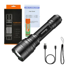 Flashlight - Superfire C8-H 1200lm, USB-C, 250m, 5 modes