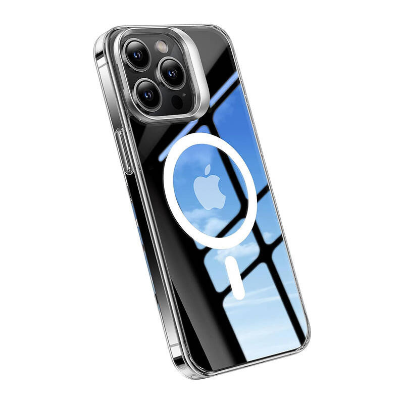 Dėklas - Torras UPRO Lstand Clear-Mag for iPhone 15 Pro Transparent