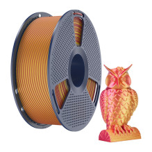 3D Printing Filament - Sunlu PLA+ Silky Two-Color Filament 50 MPa Red And Gold