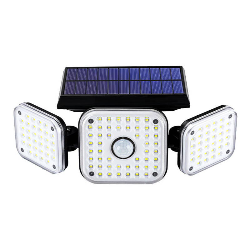 Outdoor Solar Lamp - Superfire FF13-C, 300lm, 2400mAh, IP54 Waterproof, Black