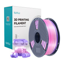 3D Spausdintuvo Siūlai - Sunlu PLA+ Silk Siūlai 1.75 mm 200-210°C Vaivorykštė 3D Spausdintuvo Siūlai - Sunlu PLA+ Silk Siūlai 1.75 mm 200-210°C Vaivorykštė