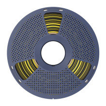 3D Spausdinimo Siūlai - Sunlu PLA+ Šilkiniai Dviejų Spalvų Siūlai 1.75mm Juoda / Auksinė