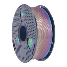 3D Printing Filament - Sunlu PLA Transparent Rainbow 04, ±0.02 mm, Compatible with Most FDM Printers, Multicolor