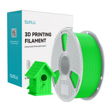 3D Spausdinimo Filamentas - Sunlu ASA 1,75 mm Filamentas 250-280°C Lova 80-100°C Žalia