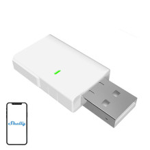 Tinklo Įranga - Shelly BLU Gateway (Bluetooth to Wi-Fi, USB-A, 5V) Tinklo Įranga - Shelly BLU Gateway (Bluetooth to Wi-Fi, USB-A, 5V)