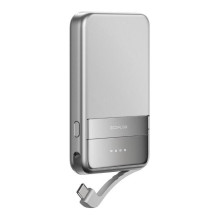 Power source - EcoFlow RAPID 5000mAh, 30W wired, 15W wireless, silver