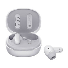Belaidės ausinės - QCY MeloBuds HT16 adaptacinis triukšmo slopinimas IPX4 balta Belaidės ausinės - QCY MeloBuds HT16 adaptacinis triukšmo slopinimas IPX4 balta