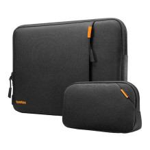 Nešiojamojo kompiuterio dėklas - Tomtoc Defender-A13 14" MacBook Pro smūgius sugeriantis juodas Nešiojamojo kompiuterio dėklas - Tomtoc Defender-A13 14" MacBook Pro smūgius sugeriantis juodas