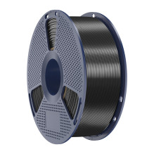 3D Spausdinimo Filamentas - Sunlu PLA+ Šilkinis Filamentas, Matmenų Tikslumas ±0.02 mm, Juoda