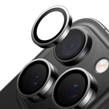 Kamera - Torras Lensguard Camera Glass for iPhone 16 Pro Max 0.25mm 9H+ Black