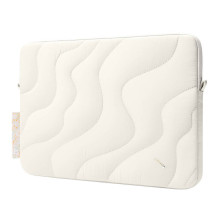 Case - tomtoc Terra-A27 16'' MacBook Pro case, recycled materials, white