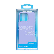 Telefono dėklas - Vention KUFV0-40 Silikoninis dėklas MagSafe iPhone 15 Pro Max Violetinis Telefono dėklas - Vention KUFV0-40 Silikoninis dėklas MagSafe iPhone 15 Pro Max Violetinis