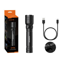 Žibintuvėlis - Superfire GTS6 360lm, USB-C, 5 režimai, atsparus vandeniui Žibintuvėlis - Superfire GTS6 360lm, USB-C, 5 režimai, atsparus vandeniui