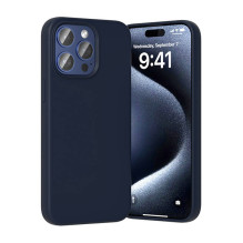 Dėklas - Vention KUFL0-40 Silikoninis dėklas iPhone 15 Pro Max, MagSafe, mėlynas Dėklas - Vention KUFL0-40 Silikoninis dėklas iPhone 15 Pro Max, MagSafe, mėlynas