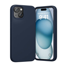 Dėklas - Vention KUFL0-20 silikono dėklas iPhone 15 Plus, MagSafe, mėlynas