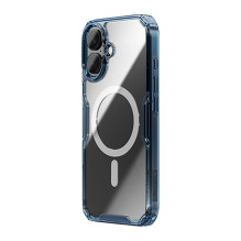 Telefono dėklas - Nillkin Nature TPU Pro Magnetic iPhone 16 Plus Case, ekologiškas, mėlynas Telefono dėklas - Nillkin Nature TPU Pro Magnetic iPhone 16 Plus Case, ekologiškas, mėlynas