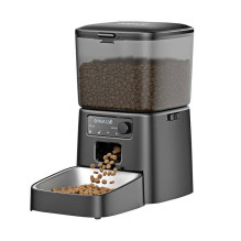 Food Dispenser - Oneisall PFD001 Pro 1.2kg capacity, 6 servings, BPA free, black