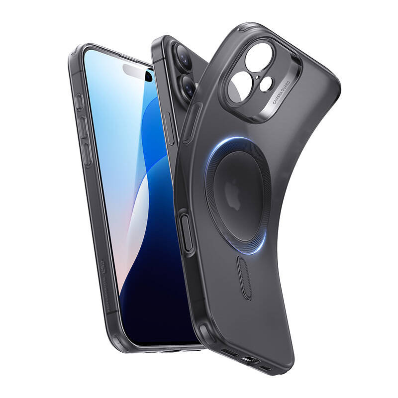 Phone case - ESR Zero Clear HaloLock Case (iPhone 16 Plus, TPU, MagSafe, Black)