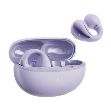 Belaidės ausinės - QCY Crossky Clip C30 Bluetooth 5.4, 30h baterija, violetinė