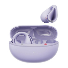 Belaidės ausinės - QCY Crossky Clip C30 Bluetooth 5.4, 30h baterija, violetinė