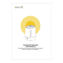 Drėkintuvas - Deerma F600 Ultrasonic 5L Touch Panel Night Mode White Drėkintuvas - Deerma F600 Ultrasonic 5L Touch Panel Night Mode White