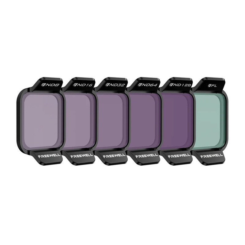 Filter - Freewell 6 Standard Daytime Filter Set for DJI Flip ND8 ND64 PL